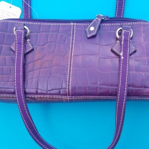 photo mini croc leather bag